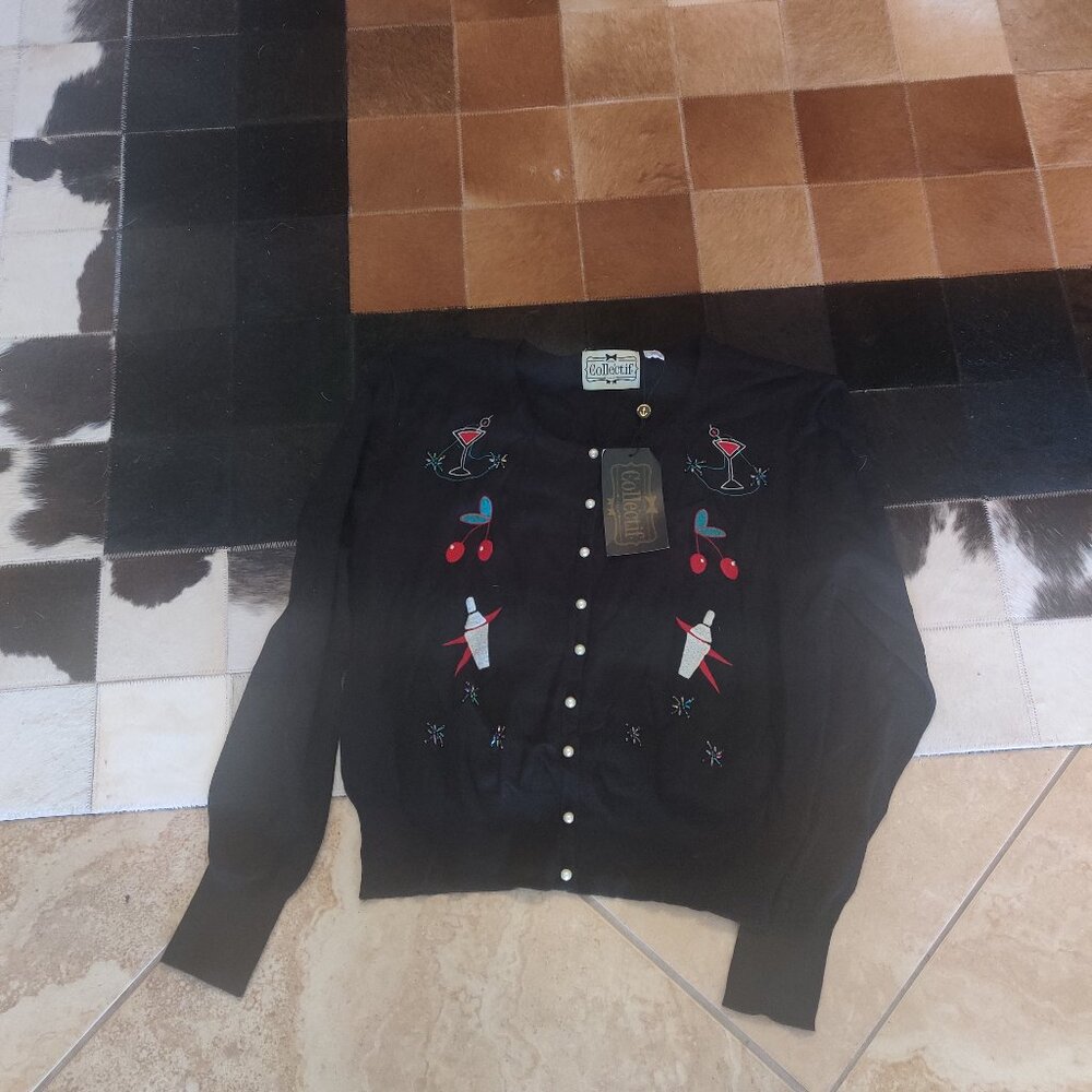 Collectif cardigan size 4xl 22UK New (18 US)